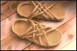 rope flip flops